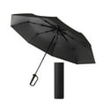 thumbnail image 4 of plegable de hojas, portátil, resistente al viento, con protección solar y hebilla de anillas para actividades al aire libre, viajes a la negro, 4 of 10