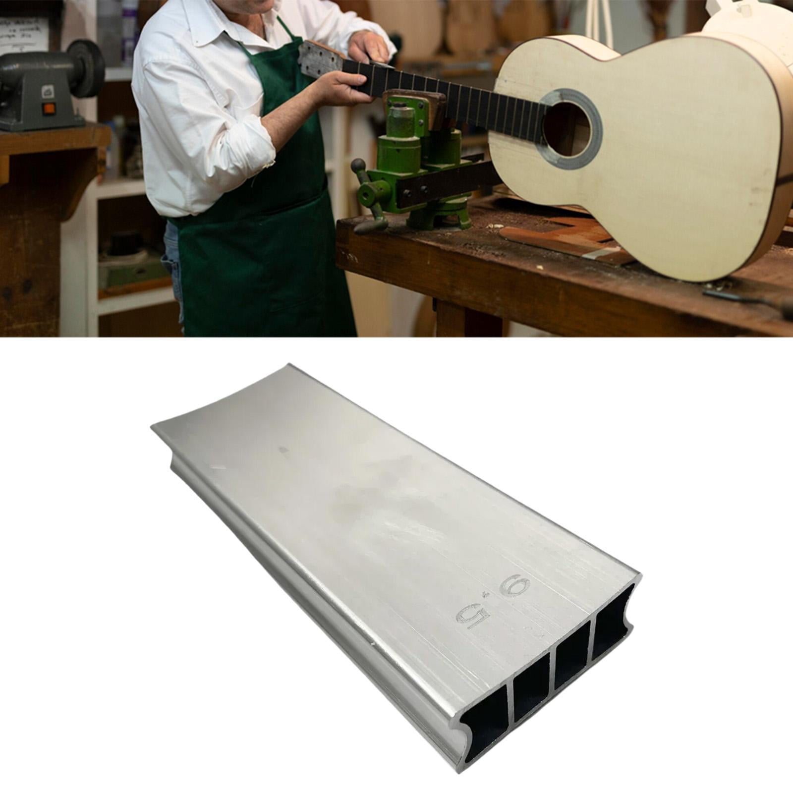 Dualoai Aluminum Fretboard Sanding Block, Luthier Tool for Fret Leveling, Metal Beam for 9.5 and 20
