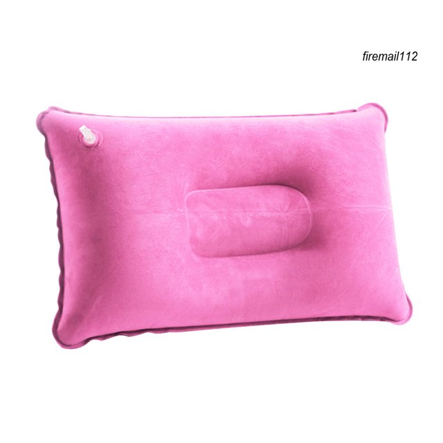 FI_Travel Plane Hotel portátil plegable aire inflable almohada descanso sueño cojín huangjie unisex