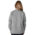 thumbnail image 6 of M&M SCRUBS Women's Scrub Jacket Warm Up Lightweight Medical Scrub Jacket - Pack of 12 Set (Gray, Small), 6 of 6