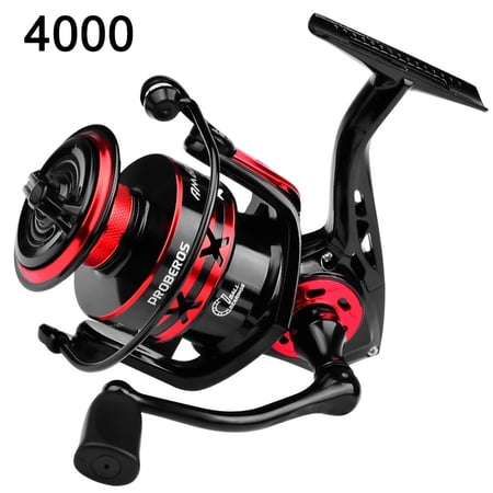 Fishing Reel 5 21 Spinner Wheel with 1BB Coil ShFor allow Spool Metal Wire Cup and Aluminum Folding Crank Designed for Smooth Casting Experience (4000)