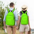 thumbnail image 6 of Casual Canvas Backpack Without Interlayer Large Capacity Stick Bag Design For Outdoor Shopping Office Outdoor Sports Fluorescent Green Medium, 6 of 7