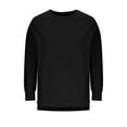 thumbnail image 3 of cocolona Womens Oversized Sweatshirt Fall Crewneck Long Sleeve Shirts Fashion Casual Solid Pullover Tops with Side Zipper, 3 of 6