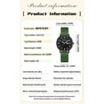 thumbnail image 6 of Explojoy Sport Quartz Watch – Waterproof Alloy Case, Silicone Strap, Luminous Dial, 6 of 9