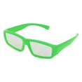 thumbnail image 4 of gafas de eclipse solar profesionales seguras de plástico para visión directa del sol para adolescentes y adultos, color verde, 4 of 9