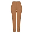 thumbnail image 4 of Women's High Waisted Skinny Dress Pants, Stretchy Versatile Solid Business Casual Trousers with Pockets, 4 of 5