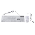 thumbnail image 1 of funtasica GTX300 Colorful RGB LED Illuminated Backlit Gaming Keyboard,USB Wired PC Rainbow white set, 1 of 9