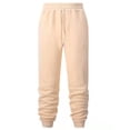 thumbnail image 1 of Innerwin Trousers Drawstring Men Bottoms Sport High Waisted Casual Pants Khaki S, 1 of 2