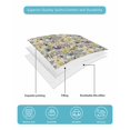 thumbnail image 4 of Twin Quilt Bedding Set, Vintage Flowers Reversible Summer Quilt 3 Pieces, Spring Yellow Floral Country Leaves Blue Birds Lightweight Bedspreads Coverlets with 2 Pillow Shams for All Seasons, 4 of 5