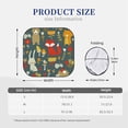 thumbnail image 3 of Balery 2 Piece Cute Animal Forest Car Windshield Sun Shade|Foldable Front Windshield Shade for Car Front Window for Most Sedans SUV Truck-Small, 3 of 7