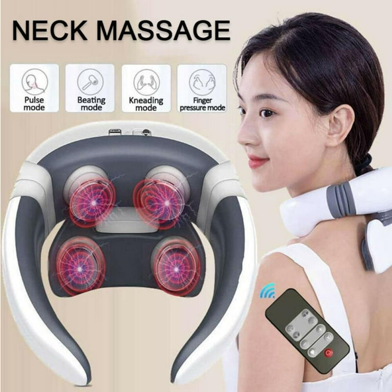  ALLJOY Cordless Neck Massager with Heat, Rechargeable