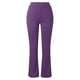 thumbnail image 4 of Leggings de yoga de cintura alta para mujer - Pantalones deportivos para entrenar, color liso, cintura elástica - Ropa deportiva para todas las estaciones, 4 of 5
