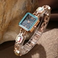 thumbnail image 3 of New Fashion Women's Bracelet Watch Colorful Square Dial Quartz Watch, 3 of 8