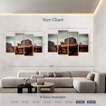 thumbnail image 4 of Elephant Stock Navajo Cowboy Wall Art - Horizontal Multi Panel Canvas - Living Room Wall Decor - Our America Multi Panel - Brown And Gray Decor - 75" x 48", 4 of 8