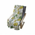 thumbnail image 4 of Fruit Soft Flannel Fleece Blanket, Fresh Pear Slices Leaves Juicy Organic Food Eat Summer Garden Pattern, Cozy Plush for Indoor and Outdoor Use, 70" x 90", Green Earth Yellow White, by Ambesonne, 4 of 6