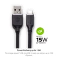 thumbnail image 3 of Cable Mophie Charge Stream USB-A a USB-C de 1 m con correa de viaje, 3 of 7