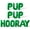 Green, variant on Letter Balloons - PUP PUP HOORAY 16" Inch Alphabet Letters Foil Mylar Balloon Dog Birthday Party Banner (Red)