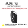 thumbnail image 2 of Key Case Cover for MG 4 EV MG EHS EZS EV GT HS ZS ZX MG4 MG5 MG6 for Roewe RX3 RX5 RX8 ERX5 I6 I5 Accessories with Keychains Alloy PU Leather Material Key Fob Cover, 2 of 7