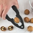 thumbnail image 2 of Stainless Steel Nut Cracker | Walnut & Crab Shell Opener | Plastic Handle Kitchen Tool | Blue/Brown/Green/Yellow | 7.2 Inch Multi-Purpose Clipper for Restaurants & Home Use, 2 of 6