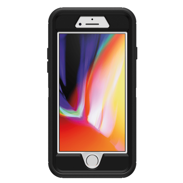 Otterbox Defender Series Pro Phone Case For Apple Iphone Se 2nd Gen Iphone 8 Iphone 7 Black Walmart Com Walmart Com