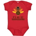 thumbnail image 3 of Inktastic My 1st Thanksgiving Turkey Boys or Girls Baby Bodysuit, 3 of 5