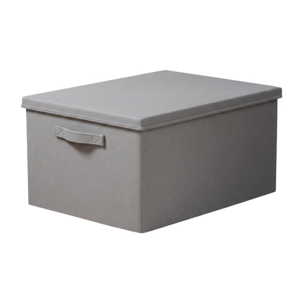 Caja de almacenamiento plegable con tapa para juguetes infantiles, organizador de ropa, despensa o dormitorio. XXL