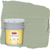 Glidden Fundamentals Gargoyle / Green Eggshell Interior Paint, 5 Gallon