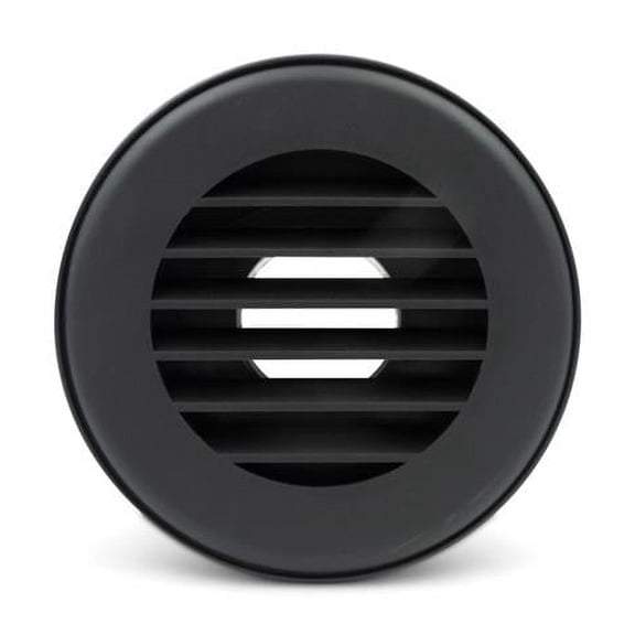 94262 2 in. Heat Vent with No Damper, Black