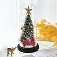 thumbnail image 3 of ziyahi Desktop Decor Table Ornament Xmas Decal Glass Plastics Battery-operation Luminous Exquisite Household Decorations Shooting Props, 3 of 9