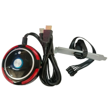 Multifunctional Desktop Computer Switch with Dual USB2.0 Ports and Audio Jacks for Internet Cafes and Home Use