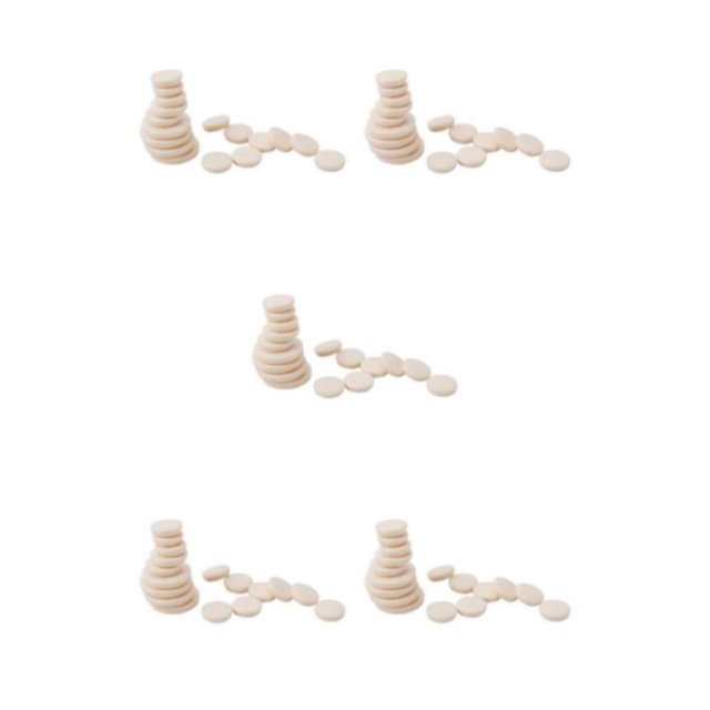 Baohd Set of 17 Replacement Bass Clarinet Pads for Wind Woodwind Instrument Parts Enhanced Tone Type1 5PCS