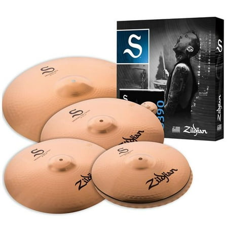 - Zildjian S390 S Series Perfomer Cymbal Set with 14 Hats 16 Crash 18 Crash 20 Ride