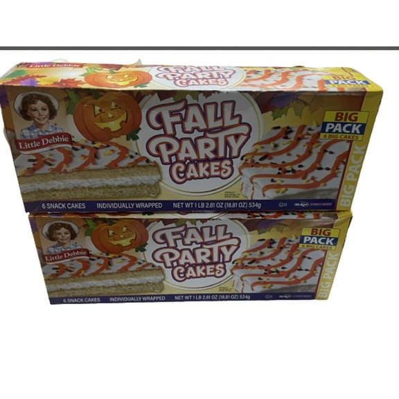 Little Debbie NEW 2023 Fall Cakes Big Pack - Delicious and Fresh- Available for Limited Time (Pack of 2)