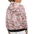 thumbnail image 4 of SCRAWLGOD Flower Butterfly Pullover Hoodie Women Long Sleeve Tops for Women Workout Comfortable Hoodies for Women Trendy Drawstring Sweatshirt Women Graphic Size M, 4 of 6