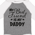 thumbnail image 4 of Inktastic My Best Friend is My Daddy with Hearts Boys or Girls Long Sleeve Baby Bodysuit, 4 of 5