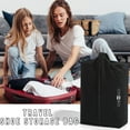 thumbnail image 1 of Shoe Storage Bag Luggage Travel Portable Business Trips Large Capacity, Rolling Suitcase Organizer, Foldable Adjustable Design, Metal Frame, For Office, Travel Gear, Space Saving, Shoe, 1 of 7