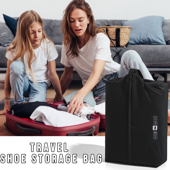 xaoyunyn Portable Travel Shoe Storage Bag for Business Trips,Lightweight Large Capacity Organizer for Multiple Shoes,Water Resistant with Secure Closure