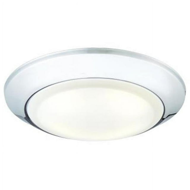Westinghouse Lighting 6322600 Support de Surface Dimmable Intérieur LED 7.38 Po. 15 Watts Chrome avec Lentille Givrée, Emplacement Humide