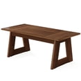 thumbnail image 5 of Yardi Yarda 63" Dining Table, Wood Farmhouse Kitchen Table for 4-6,Dining Table for Indoor, Brown, 5 of 5