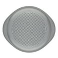 thumbnail image 2 of Farberware GOLDEN BAKE 2 Pcs Nonstick Baking Sheet and Pizza Pan Set, Dishwasher Safe and Oven Safe to 450°F, Gray, 2 of 14