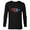 Black, variant on Rebel X-wing Fighter Red White & Blue USA America - Long Sleeve T-Shirt for Men - Customized-Black