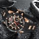 thumbnail image 4 of Reloj AIMES con correa de silicona impermeable con cronógrafo para hombre, 4 of 6