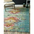 thumbnail image 1 of Unique Loom 3144743 Tapis Rectangulaire 6 x 9 Pi Chagall Vita&44; Turquoise, 1 of 5