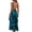 Green, variant on Women's Tiered Dresses Flowy V Neck Sleeveless Dresses with Ruffle Hem Summer Floral Print Maxi Sundress Formal Wedding Guest Green S