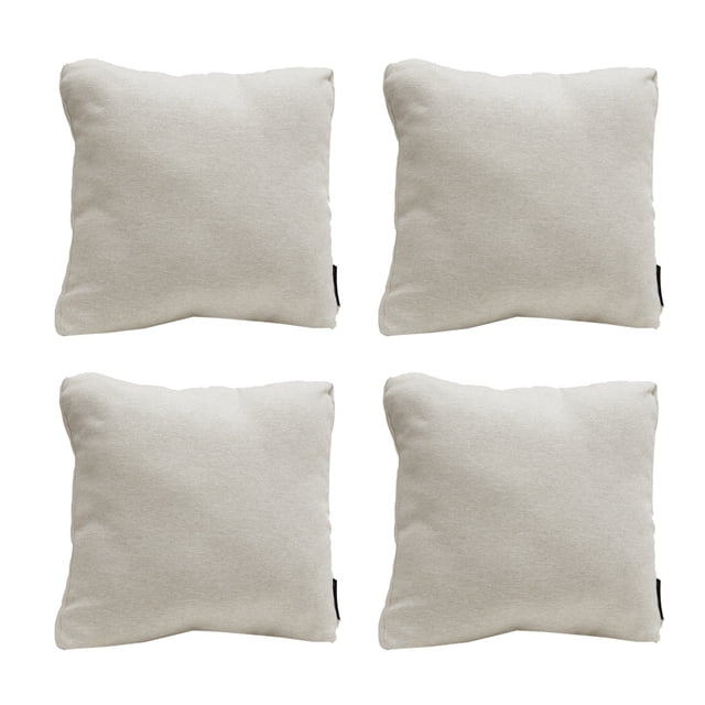 Cojín Decorativo Cuadrado Grande (Set de 4) Beige Dicasa Dolum Zita