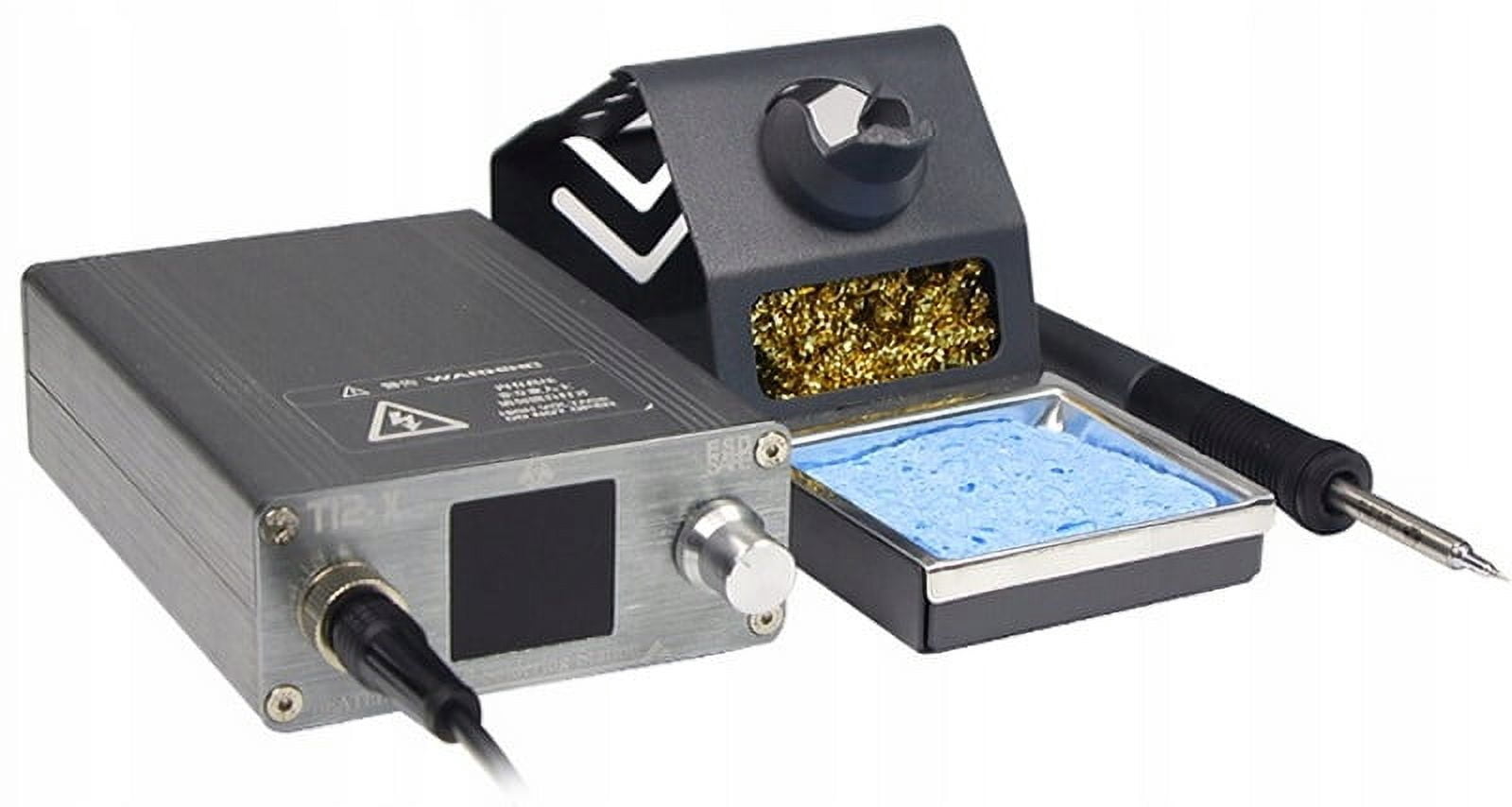 T12-X electric soldering iron with adjustable temperature for mobile phone repair, flying wire welding tool, soldering station