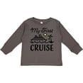 thumbnail image 3 of Inktastic My First Cruise with Cruise Ship and Palm Trees Boys or Girls Long Sleeve Toddler T-Shirt, 3 of 5
