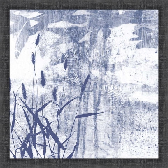Great Art Now Indigo Exposure II by Jennifer Goldberger, Framed Wall Art, 17.5W x 17.5H