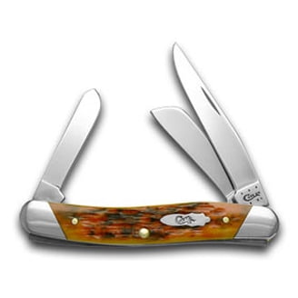 W.R. Case & Sons Cutlery Amber Bone CV Trapper Pocket Knife
