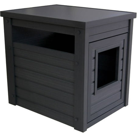 New Age Pet Litter Loo Litter Box Cover and End Table, Espresso